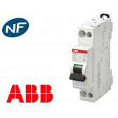 Disjoncteur modulaire phase neutre 4.5kA à vis ABB