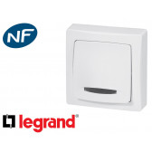 Va-et-vient lumineux à témoin Legrand Otéo complet