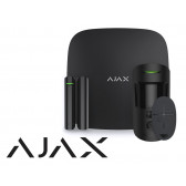Kit d'alarme AJAX HUB2 (GSM + Ethernet) noire, avec fonction levée de doute