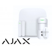 Kit d'alarme AJAX HUB2+ (GSM + Ethernet + Wi-Fi) blanc, avec fonction levée de doute