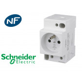 Prise de courant modulaire 2P+T 16A Schneider Resi9 XP