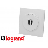 Prise double USB type C Legrand Dooxie™ complète