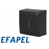 Prise rj45 Cat6 noire Efapel Logus 90