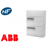 Tableau électrique precable ABB (9 disjoncteurs + 2 ID)