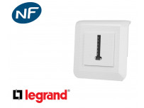 Prise téléphone en T Legrand Mosaic™ complète