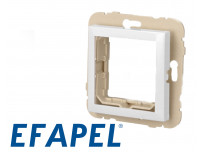 Adaptateur 45x45 blanc Efapel Logus 90