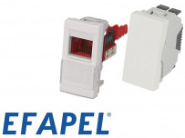 Appareillage 45x45 ½ module Efapel Quadra & Latina