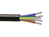Cable AR2V 5G forte section à la coupe