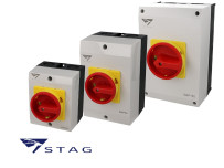 Interrupteur sectionneur rotatif STAG 4P, en boitier