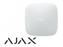 Centrale AJAX HUB2 PLUS (GSM + Ethernet + Wi-Fi) blanche, avec fonction levée de doute