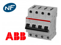 Disjoncteur tetrapolaire modulaire 6kA courbe C ABB