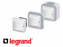 Interrupteur automatique Legrand Plexo™ gris 