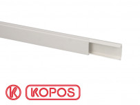 Moulure électrique PVC 32x15mm, carton de 80 mètres