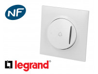 Bouton poussoir lumineux carillon Legrand Dooxie™ complet