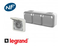 Prise de courant 16A 2P+T Legrand Plexo™ étanche
