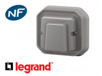 Sortie de câble Legrand Plexo™ grise encastrée