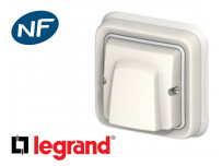 Sortie de câble Legrand Plexo™ blanche encastrée