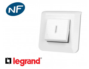 Interrupteur va et vient lumineux Legrand Mosaic™ complet