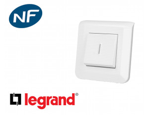 Poussoir lumineux Legrand Mosaic™ complet