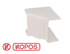 Angle intérieur pour goulotte PVC blanc 80 x 40 mm KOPOS