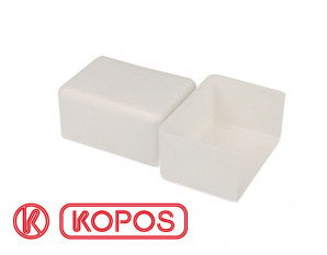 Embout pour goulotte PVC blanc 80 x 40 mm KOPOS