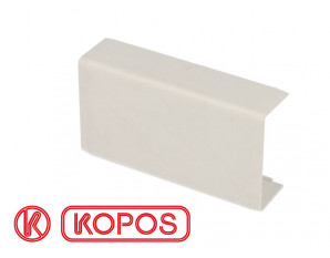 Jonction linéaire pour goulotte PVC blanc 40 x 20 mm KOPOS