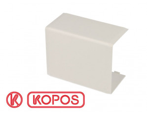 Jonction linéaire pour goulotte PVC blanc 60 x 40 mm KOPOS
