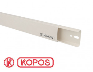 Goulotte électrique PVC KOPOS 40 x 20 mm