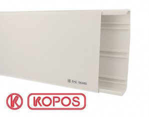 Goulotte électrique PVC KOPOS 180 x 60 mm