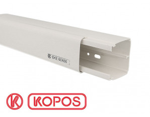 Goulotte électrique PVC 40 x 40 mm KOPOS