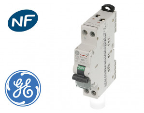 Disjoncteur modulaire phase neutre 4.5kA General Electric