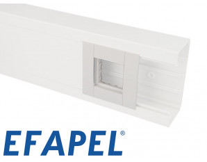 Adaptateur Quadro 45 pour goulotte Efapel 90 et 110 x 50 mm