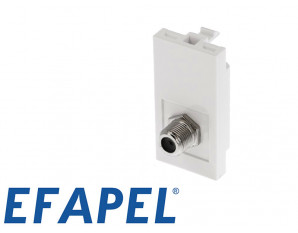 Prise TV ½ module Efapel Quadra & Latina (45x45)