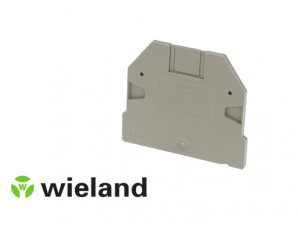 Plaque d'extrémité pour borne Wieland 4 à 10mm²