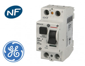 Interrupteur Différentiel 2P 63A / 30mA / type A