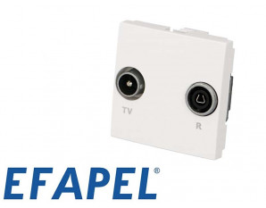 Prise TV + FM Efapel Quadra & Latina (45x45)