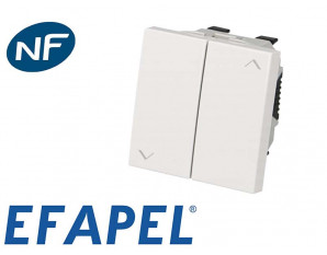 Poussoir De Volet Roulant Efapel 45x45 Poussoir Chez Bis Electric