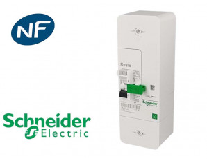 Disjoncteur EDF monophasé sélectif 15/45A Schneider Resi9