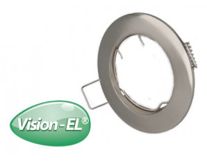 Collerette fixe finition alu brossé ∅78mm