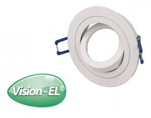 Collerette orientable finition blanc ∅92mm
