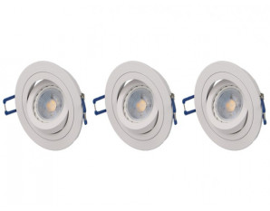 Lot spot orientable blanc 4000K