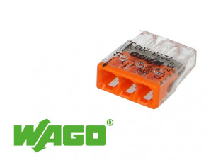 Bornes WAGO 2273 ultracompacte  Connecteur et borne WAGO chez bis-electric