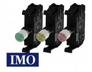 Bloc de voyant lumineux IMO pour boutonnerie Ø22 24V / 230V