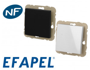 Poussoir simple Efapel Logus 90