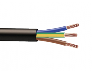 Cable souple H07RNF 3G (marron / bleu / v-j) à la coupe