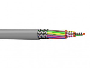 Cable blindés 500V LIYCY 37x à la coupe (minimum 10m ou 50m)