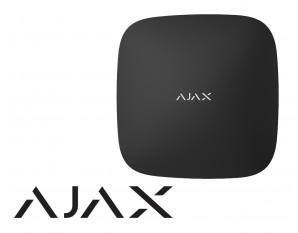 Centrale AJAX HUB2 PLUS (GSM + Ethernet + Wi-Fi) noire, avec fonction levée de doute