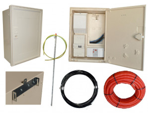 Coffret de chantier TRI 10/30A, raccordement sur poteau