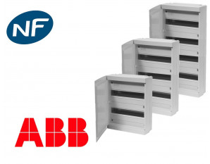 Coffret électrique nu 18 modules ABB Fix-O-rail 150