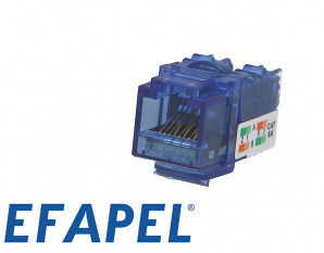 Connecteur RJ45 femelle cat 6A pour coffret de communication Efapel